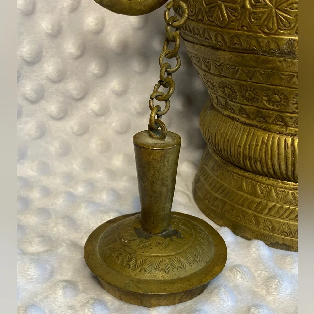 Vintage Brass Ewer/Pitcher - Picture 7 of 8